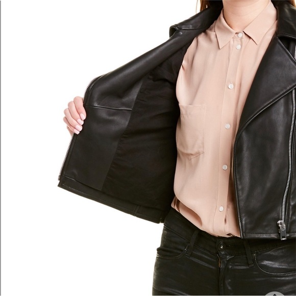 Walter Baker Black Leather Jacket - Picture 4 of 8